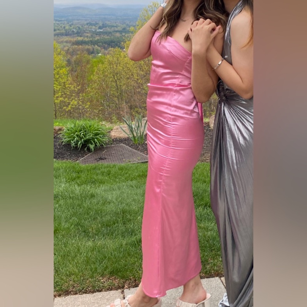 Princess Polly SHAYA STRAPLESS MAXI DRESS PINK